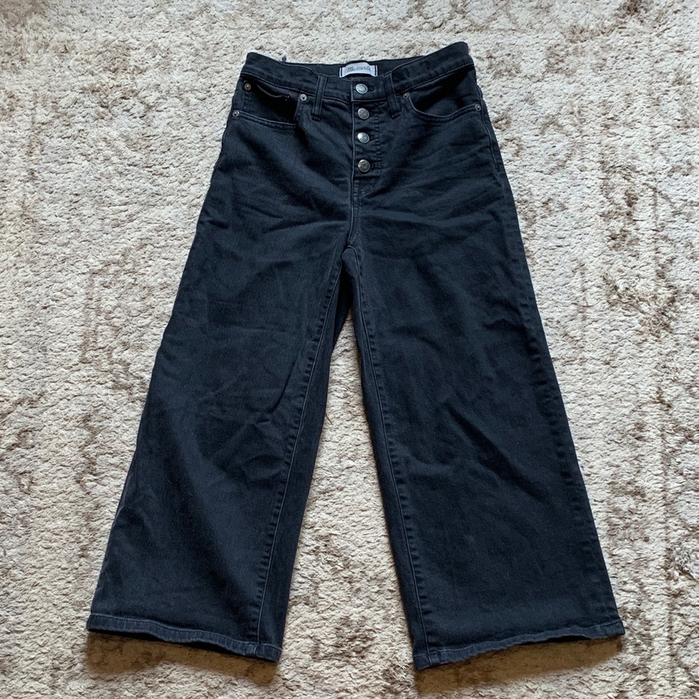 Madewell wide leg crop jeans 26